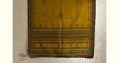 Handwoven kutchi woolen shawls - mustard yellow