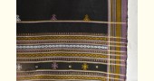 Handwoven kutchi woolen shawls - black