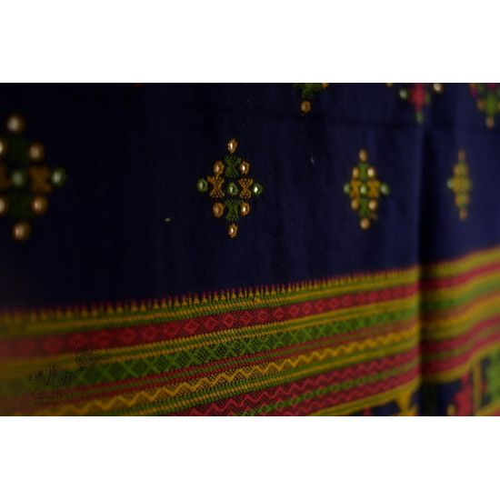 Handmade kutchi embroidered woolen shawls 