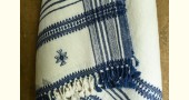 shop handspun kutchi raw woolen unisex  Off White shawl