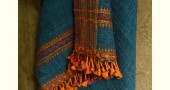 shop Bhujodi Handwoven Raw Woolen blue Shawl