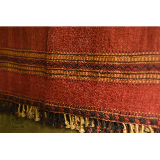 shop handwoven kutchi raw woolen unisex shawl