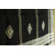 shop Kutchi Bhujodi Handspun Raw Woolen Black Shawl 