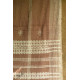 shop handwoven kutchi raw woolen unisex shawl -  Light Brown