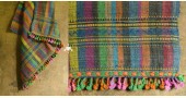 shop handwoven kutchi raw woolen unisex shawl Multi Color