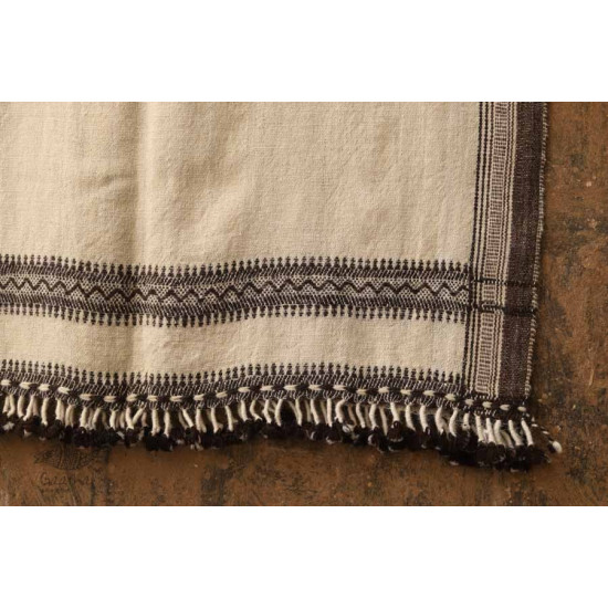 shop handwoven raw wool shawl