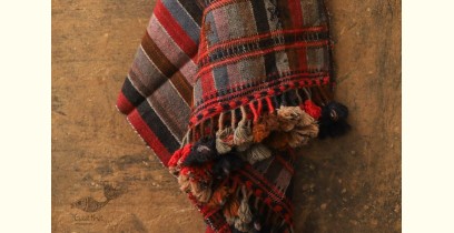 Salt Deserts of Kutch ❅ Hand spun ❅ Raw woolen Shawl ❅ O
