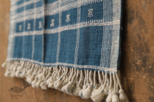 Salt Deserts of Kutch ❅ Hand spun ❅ Raw woolen Shawl ❅ R