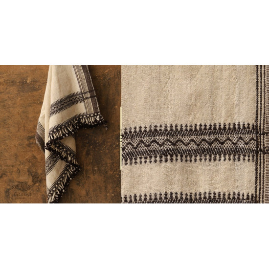 shop handwoven raw wool shawl