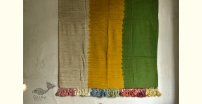 Sharad . शरद ⚹ Handwoven Woolen Tussar Silk Shawl ❅ 11