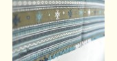 Handwoven embroidered mirror work woolen shawl