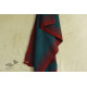 handwoven woolen bhujodi Rama Blue stole