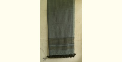 Sharad . शरद ⚹ Handwoven Shawl in Grey Color