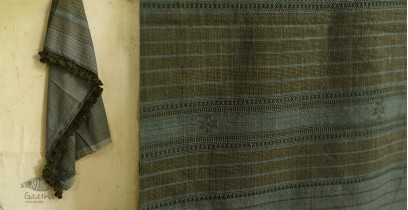 Sharad . शरद ⚹ Handwoven Shawl in Grey Colour