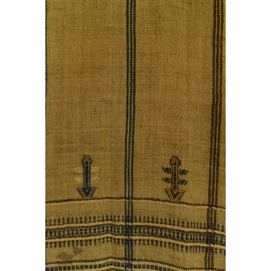 shop Kutchi Bhujodi Handwoven Raw Wool Long Shawl / Long Dhabro