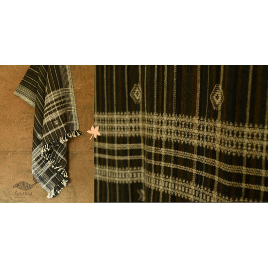 shop Kutchi Bhujodi handwoven Raw Woolen Shawl 