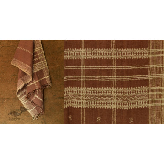 shop Kutchi Bhujodi handwoven Raw Woolen Shawl 