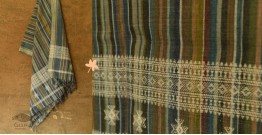 Salt Deserts of Kutch - Kutchi Bhujodi Shawl - Handwoven Raw Wool - Multi Colour