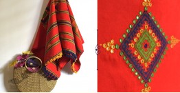 Rangeelo | Handwoven Kutchi Woolen Shawl ~ 9