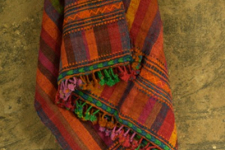 Salt Deserts of Kutch ✠ Hand spun ✠ Raw woollen Shawl ✠ 5