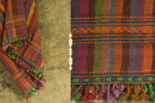 Salt Deserts of Kutch ✠ Hand spun ✠ Raw woollen Shawl ✠ 5