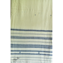 Pra . परा ༄ Handwoven Bhujodi Kala Cotton Dupatta ༄ 8