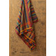 shop handwoven raw woole shawl in multi color