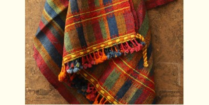 Salt Deserts of Kutch ❅ Hand spun ❅ Raw woolen Shawl ❅ U