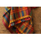 shop handwoven raw woole shawl in multi color