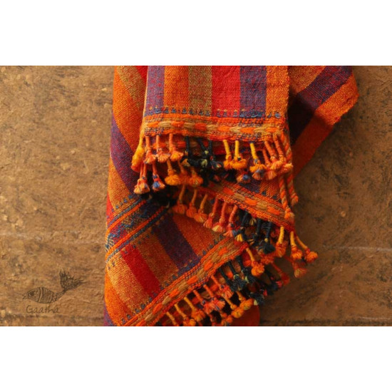 Salt Deserts of Kutch ❅ Hand spun ❅ Raw woolen Shawl ❅ T