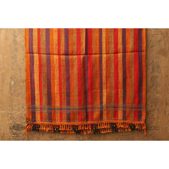 Salt Deserts of Kutch ❅ Hand spun ❅ Raw woolen Shawl ❅ T