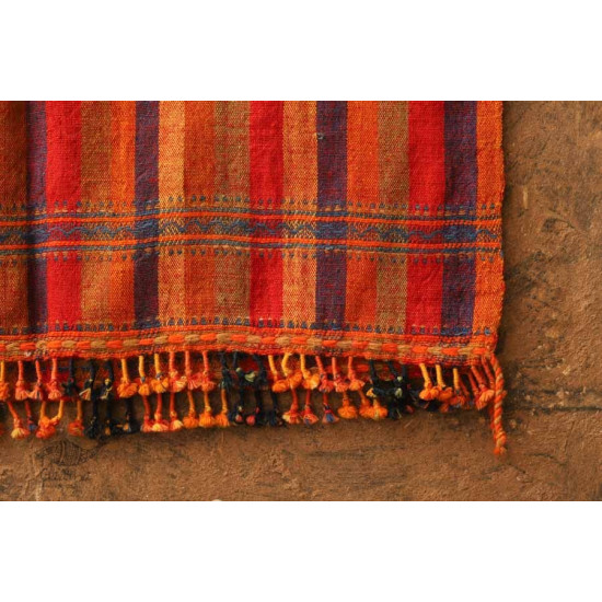 Salt Deserts of Kutch ❅ Hand spun ❅ Raw woolen Shawl ❅ T