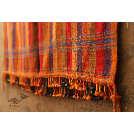 Salt Deserts of Kutch ❅ Hand spun ❅ Raw woolen Shawl ❅ T