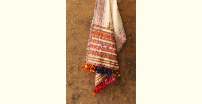 Salt Deserts of Kutch ❅ Raw Woolen Stole ❅ 1