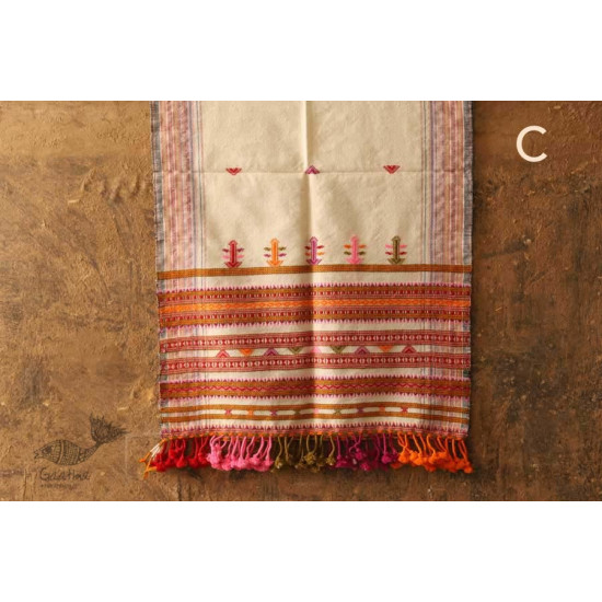 Salt Deserts of Kutch ❅ Raw Woolen Stole ❅ 1