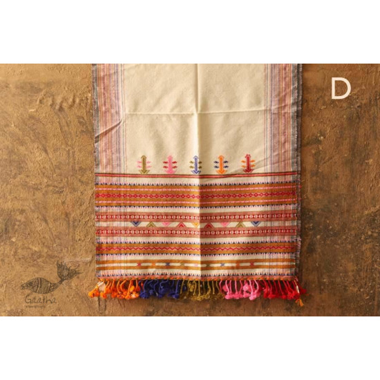 Salt Deserts of Kutch ❅ Raw Woolen Stole ❅ 1