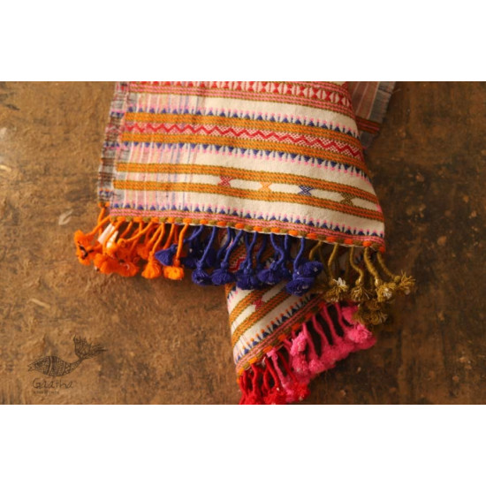 Salt Deserts of Kutch ❅ Raw Woolen Stole ❅ 1