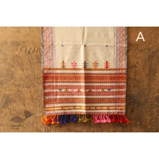 Salt Deserts of Kutch ❅ Raw Woolen Stole ❅ 1