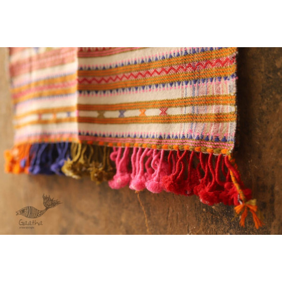 Salt Deserts of Kutch ❅ Raw Woolen Stole ❅ 1