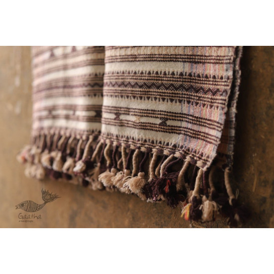 Salt Deserts of Kutch ❅ Raw Woolen Stole ❅ 4