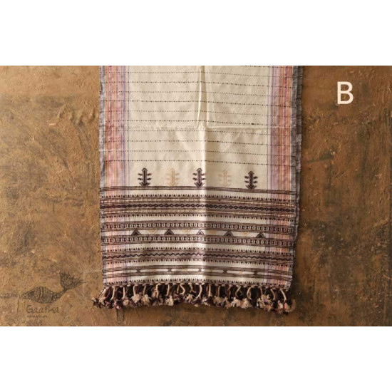 Salt Deserts of Kutch ❅ Raw Woolen Stole ❅ 4