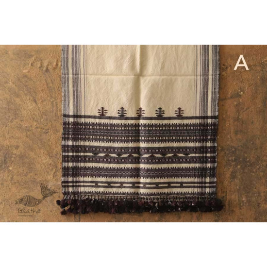 Salt Deserts of Kutch ❅ Raw Woolen Stole ❅ 5