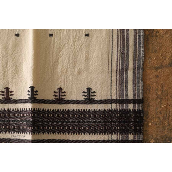 Salt Deserts of Kutch ❅ Raw Woolen Stole ❅ 5