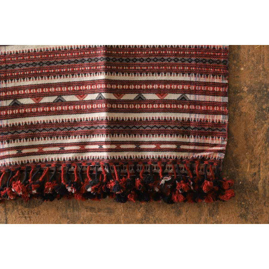 Salt Deserts of Kutch ❅ Raw Woolen Stole ❅ 9