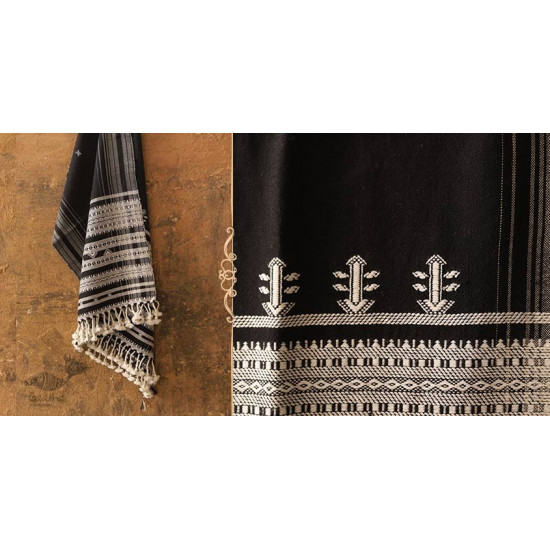 Salt Deserts of Kutch ❅ Raw Woolen Stole ❅ 2