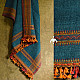 shop Bhujodi Handwoven Raw Woolen blue Shawl