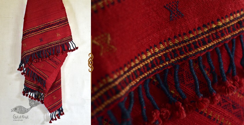 De daadwerkelijke abces hoffelijkheid Buy online Raw Woolen Red Shawlbuy Indian handicrafts online