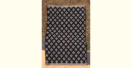 Handwoven Dhurrie | Cotton Mat / Aasan - Black Box