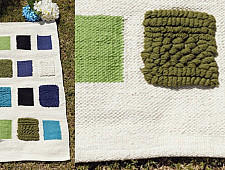 Handwoven Dhurrie | Cotton Mat / Aasan - 3D Box