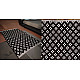 Handwoven Cotton Mat / Aasan - Black Box 